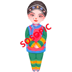 Traditional Chinese Opera: Seasonal Flowers Pattern Set