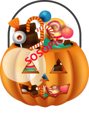 Halloween Candy Vibes – Festive Wrapper Icons in a Playful Doodle Style