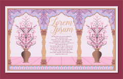 Pattern 102: Southeast Asian Style Decorative Wallpaper – Floral Harmony