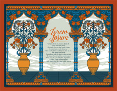 Pattern 103: Southeast Asian Style Decorative Wallpaper – Geometric Elegance