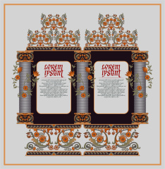 Southeast Asian Decorative Wallpaper – Interior Accent with Ornamental Patterns