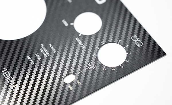 Spar Panel | M-Audio Carbon-Fiber like Acrylic Decorated Panels