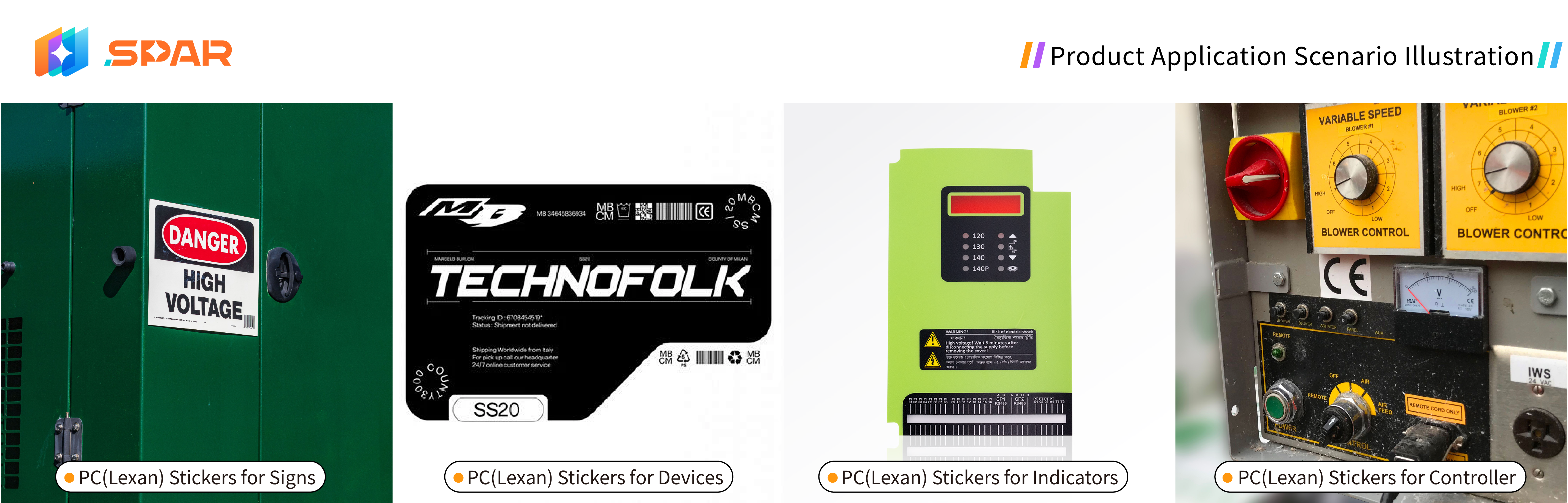 Polycarbonate(Lexan) Stickers | Spar Panel