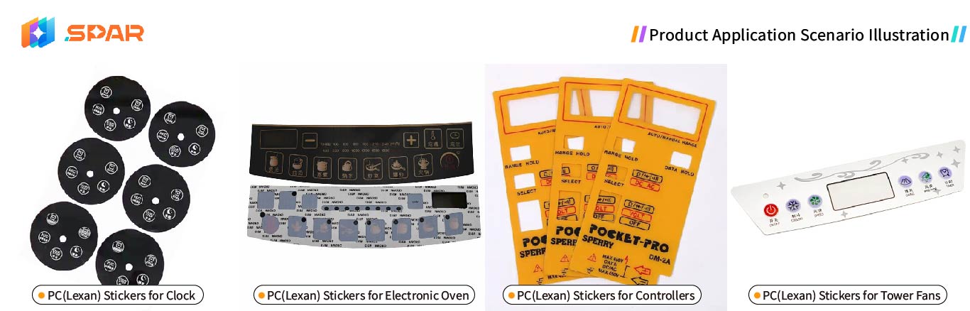 PC Stickers & back adhesive | Spar Panel