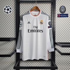 2013/14 Real Madrid Retro Jersey Home Long Sleeve