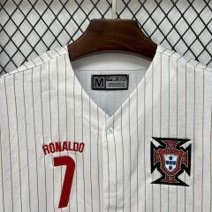 2025/26 Portugal Cristiano Ronaldo #7 Baseball jersey