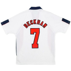 1998 World Cup England Home Retro Jersey