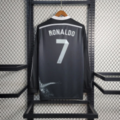 2014/15 Real Madrid Retro Long Sleeve Jersey Third Away