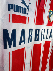 1994/95 Atletico Madrid Long Sleeve Retro Jersey Home