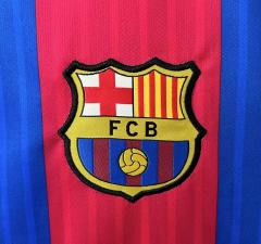 2016/17 Barcelona Home Retro Jersey Long sleeve