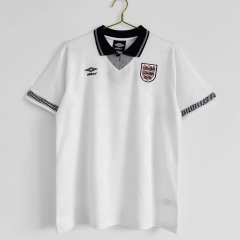 1990 World Cup England Home Retro Jersey