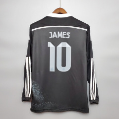 2014/15 Real Madrid Retro Long Sleeve Jersey Third Away