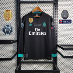 2017/18 Real Madrid Away Retro Jersey Long Sleeve