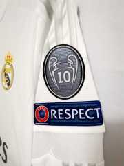 2015/16 Real Madrid Home Retro Jersey Long Sleeve
