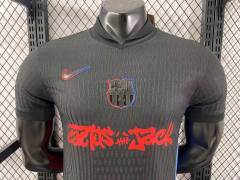 2025/26 Barcelona Away Barça x Spotify x Travis Scott Player Version Jersey