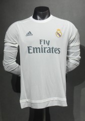 2015/16 Real Madrid Home Retro Jersey Player Version Long Sleeve