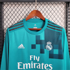 2017/18 Real Madrid Retro Long Sleeve Jersey Third Away