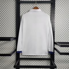 2016/17 Real Madrid Retro Long Sleeve Home Jersey