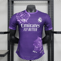 2023/24 Real Madrid Y-3 Fourth Jersey Purple Player Version