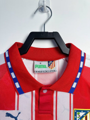 1994/95 Atletico Madrid Long Sleeve Retro Jersey Home