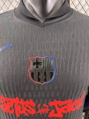 2025/26 Barcelona Away Barça x Spotify x Travis Scott Player Version Jersey