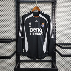 2006/07 Real Madrid Long Sleeve Retro Jersey Third Away