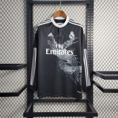 2014/15 Real Madrid Retro Long Sleeve Jersey Third Away