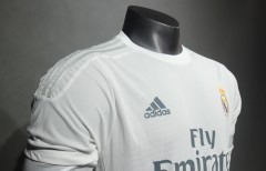 2015/16 Real Madrid Home Retro Jersey Player Version Long Sleeve