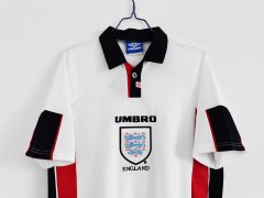 1998 World Cup England Home Retro Jersey