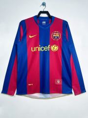 2007/08 Barcelona Home Retro Jersey Long sleeves