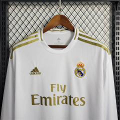 2019/20 Real Madrid Retro Jersey Home Long sleeve