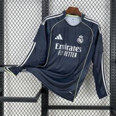 2025/26 Real Madrid Away Jersey Long Sleeve
