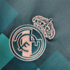 2017/18 Real Madrid Retro Long Sleeve Jersey Third Away