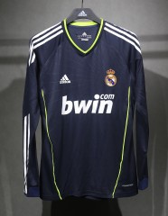 2010/11 Real Madrid Away Retro Jersey Player Version Long Sleeve