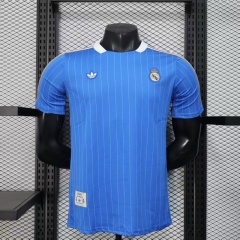 2025/26 Real Madrid Blue Retro Model Jersey Player Version
