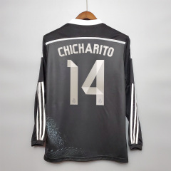 2014/15 Real Madrid Retro Long Sleeve Jersey Third Away