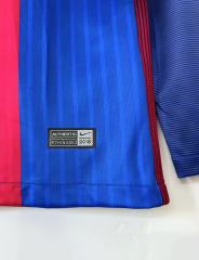 2016/17 Barcelona Home Retro Jersey Long sleeve