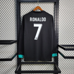 2017/18 Real Madrid Away Retro Jersey Long Sleeve