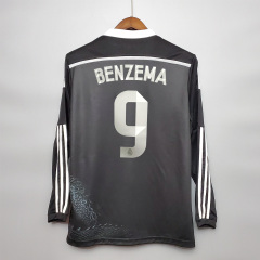 2014/15 Real Madrid Retro Long Sleeve Jersey Third Away