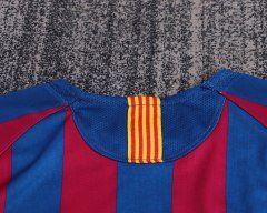 2005/06 Barcelona UCL Final Retro Kids Jersey Home