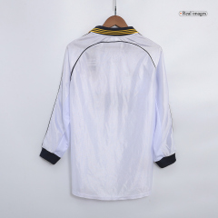 1998/00 Real Madrid Long Sleeve Retro Jersey Home Size: S-XXL