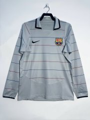 2003/04 Barcelona Away Retro Jersey Long sleeved
