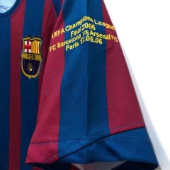 2005/06 Barcelona Home UCL Final Retro Jersey