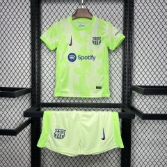 2024/25 Barcelona Third Away Kids Kit(Jersey+Short)