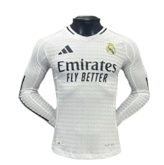 2024/25 Real Madrid Home Long Sleeve Jersey Player Version