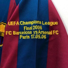 2005/06 Barcelona Home UCL Final Retro Jersey