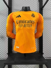 2024/25 Real Madrid Away Long Sleeve Jersey Player Version