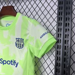 2024/25 Barcelona Third Away Kids Kit(Jersey+Short)