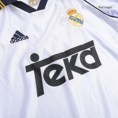 1998/00 Real Madrid Long Sleeve Retro Jersey Home Size: S-XXL