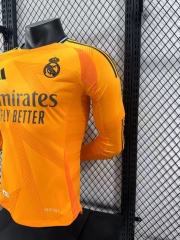 2024/25 Real Madrid Away Long Sleeve Jersey Player Version